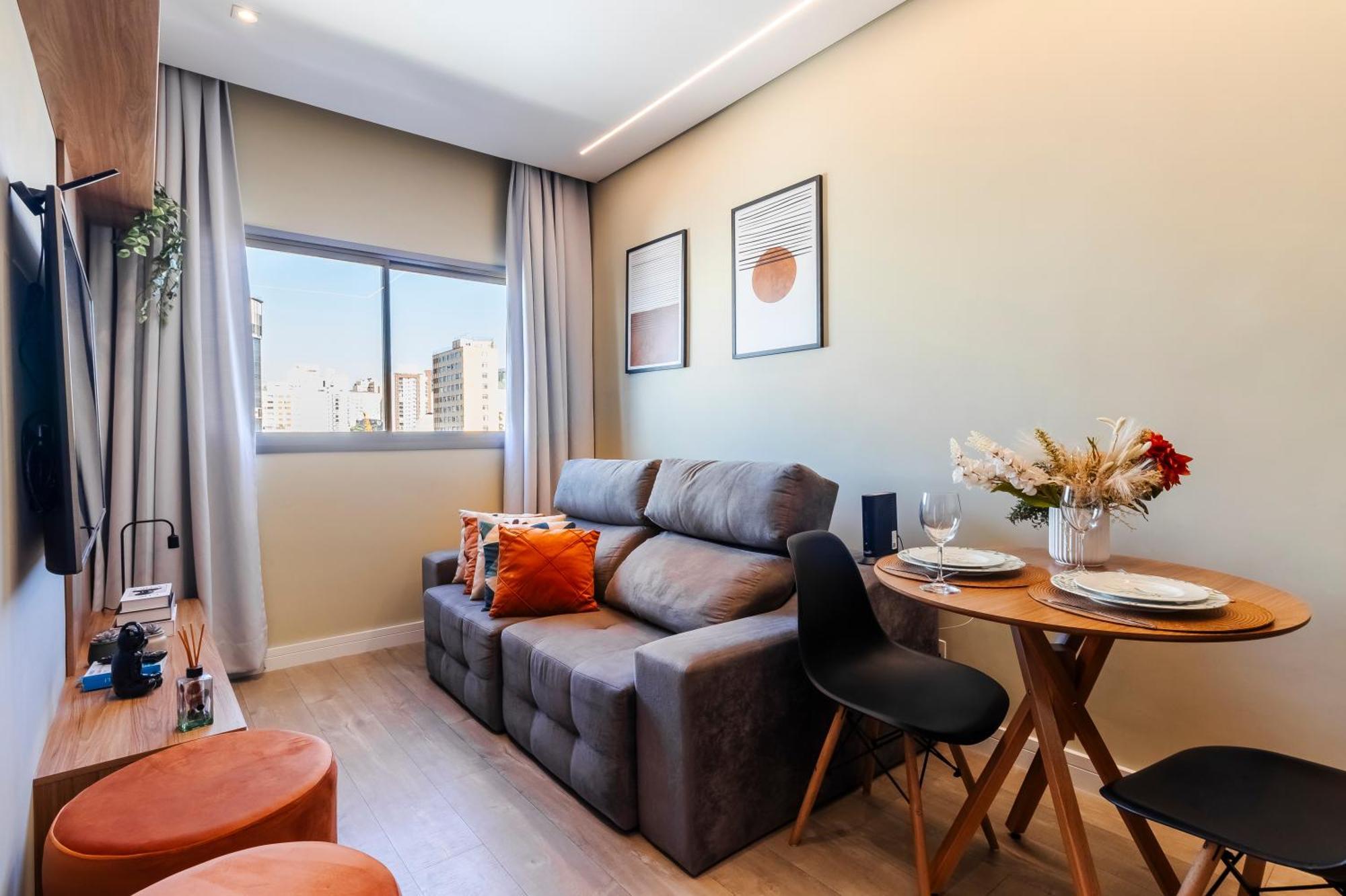 Apartment Apto Quarto E Sala Completo Prox Paulista Com Vaga De Garagem