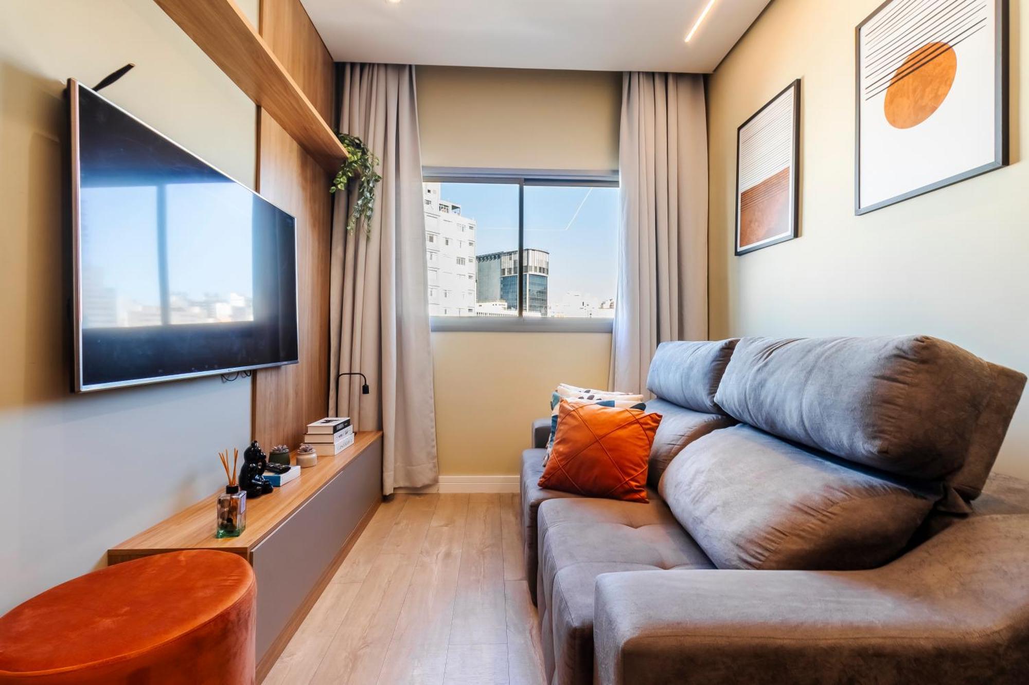 Apto Quarto E Sala Completo Prox Paulista Com Vaga De Garagem Apartment *