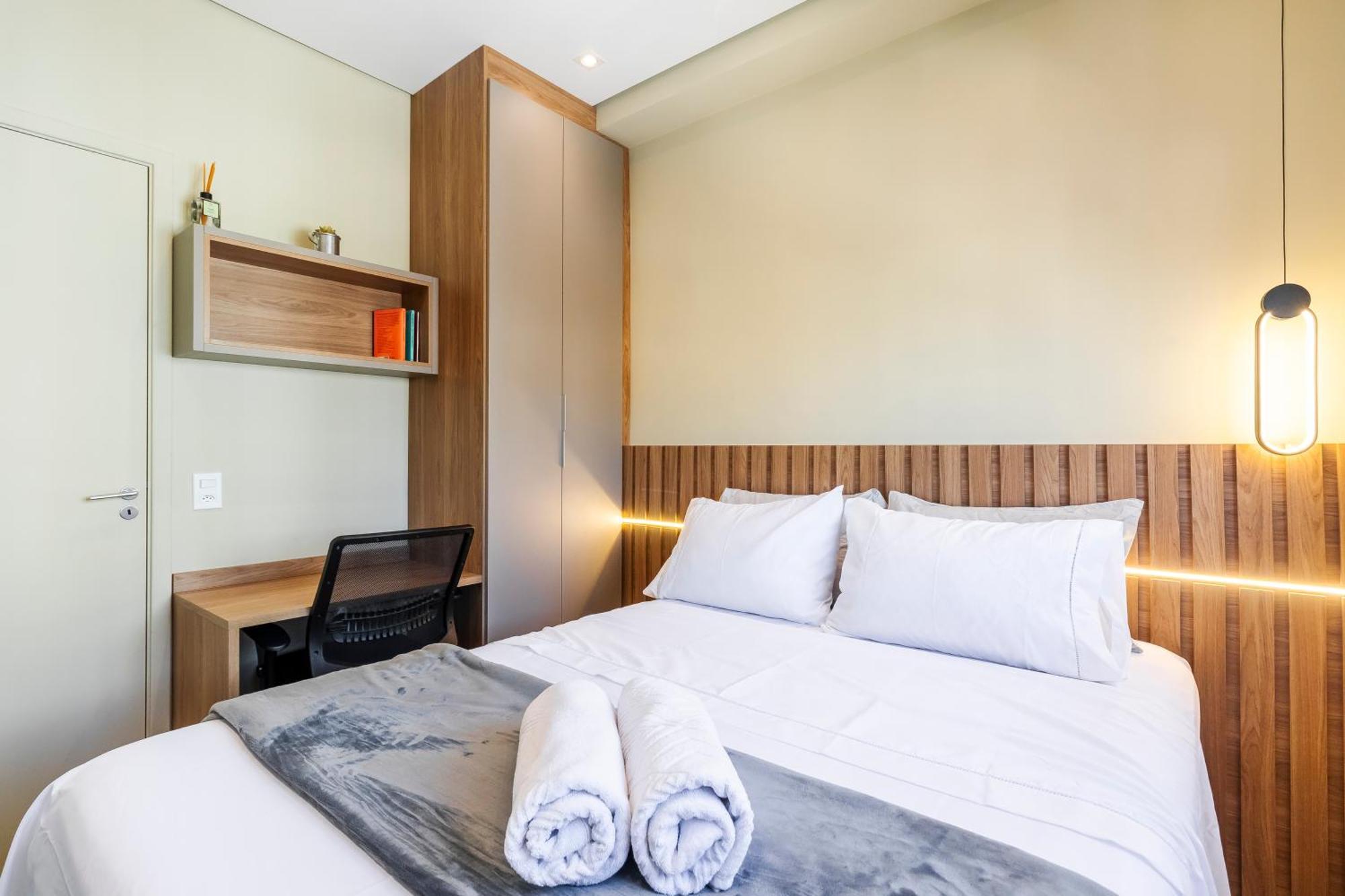 Apartment Apto Quarto E Sala Completo Prox Paulista Com Vaga De Garagem *